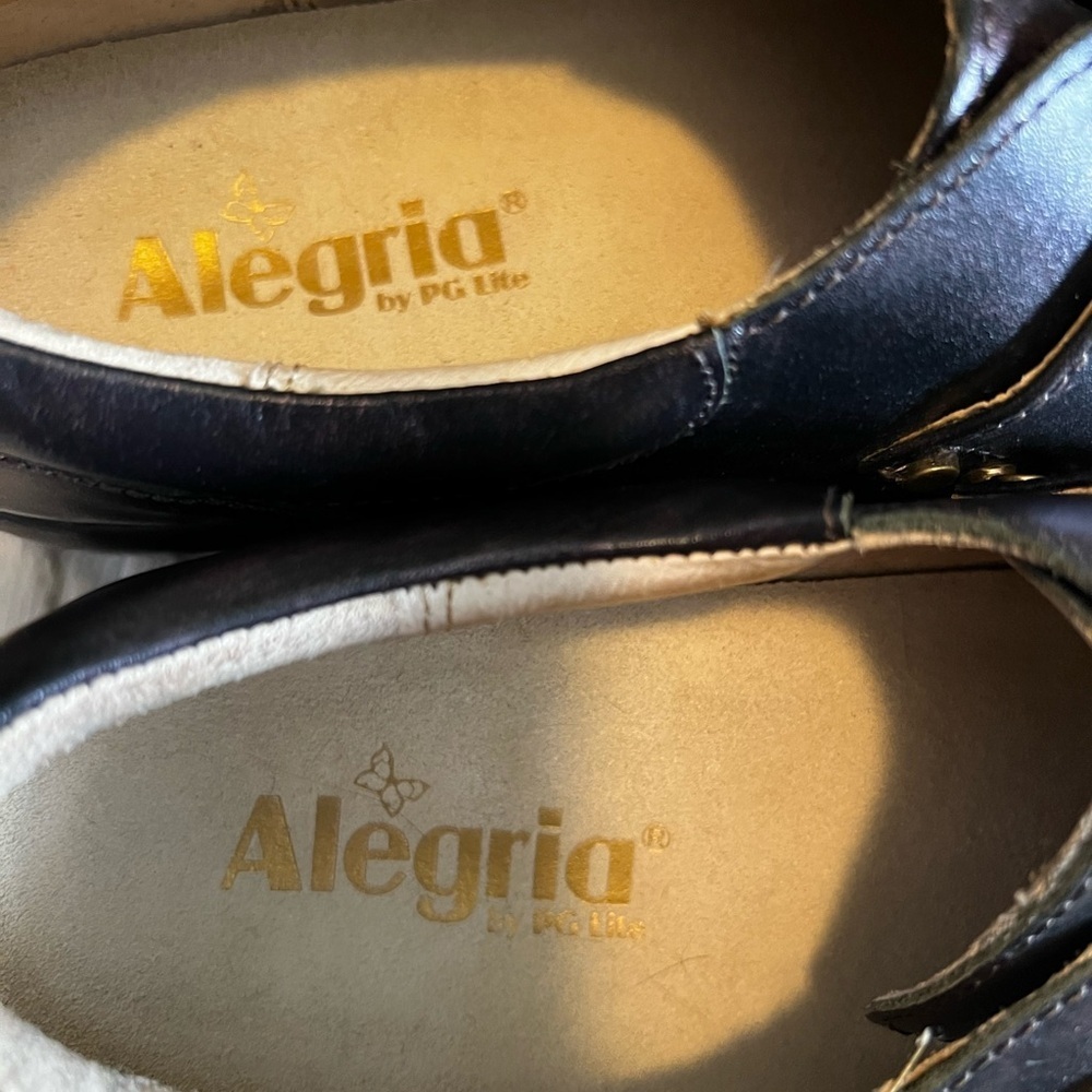 Alegria size 39 woman's 9. Dark with a slight purple undertone. Like maryjanes. - Picture 3 of 7